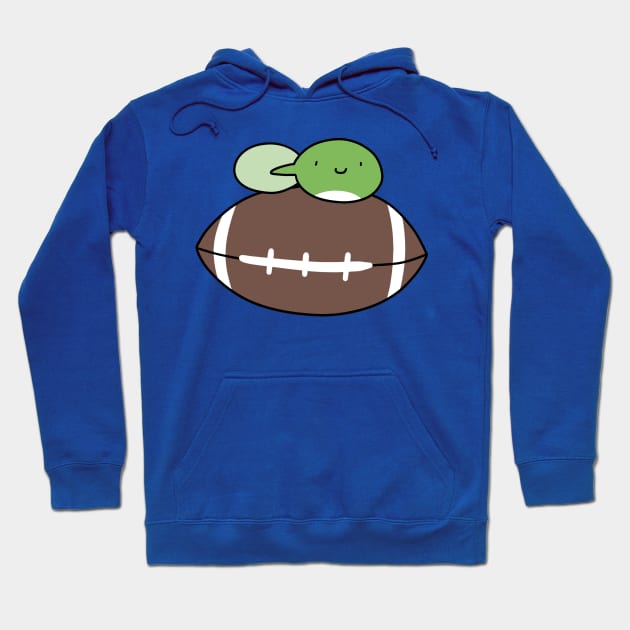 Tadpole and Football Hoodie by saradaboru